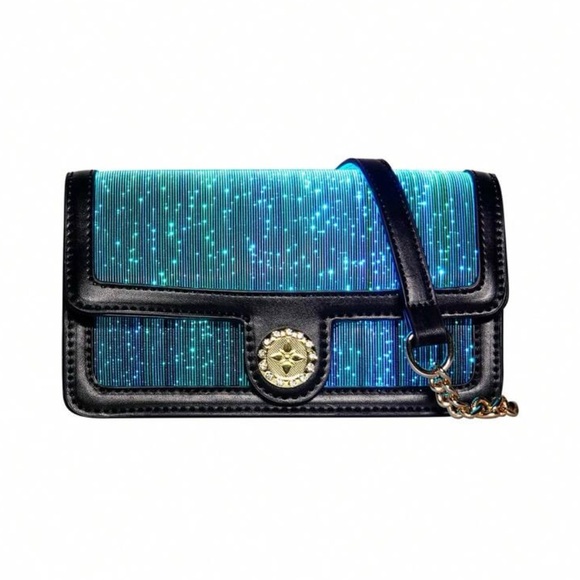 LED Bags Light Up Purse 7 Colors Festival Evening Clutch - Picture 1 of 9